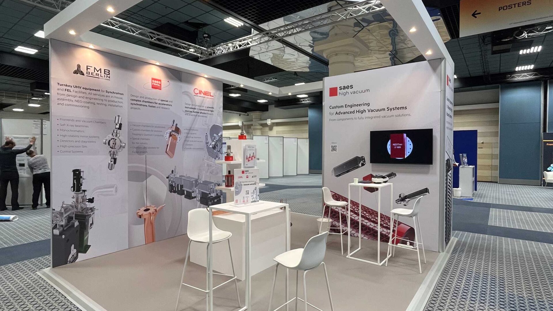 SAES Getters | SAES-High-Vacuum-booth-IPAC-2026-scaled